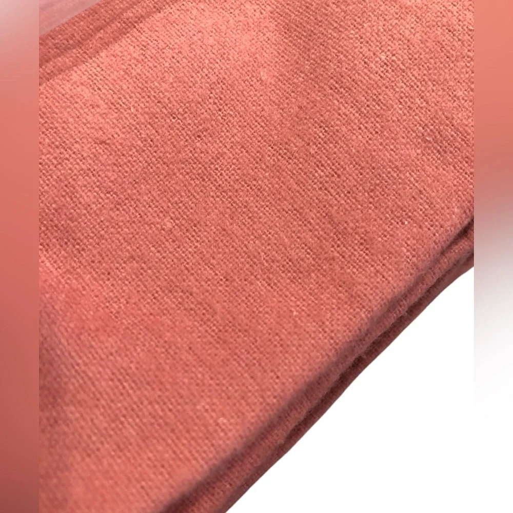 The Company Store Brick Flannel Twin Flat Sheet Set of 2 NWT Coral/Warm Pink